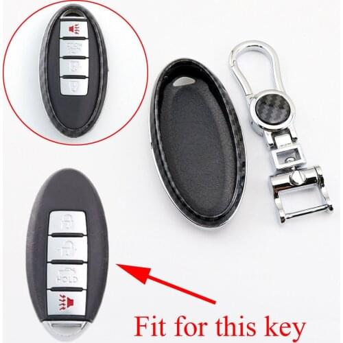 Remote Smart Key 2/3/4 Buttons Fit For Nissan Qashqai X-Trail Teana Accessories Key Case Fob Bag Ring Shell Cover Trim ABS Style