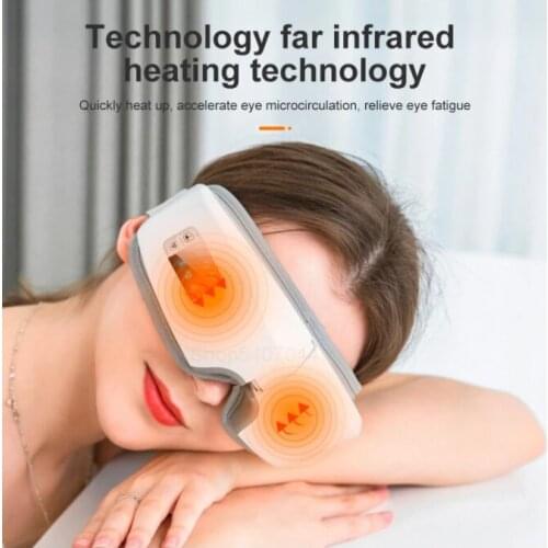 Smart Vibration Eye Massager Eye Care Device Hot Compress Glasses Instrument Music Foldable Eye Protection
