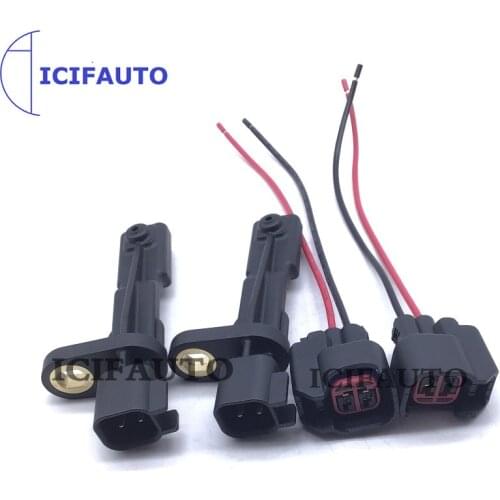 Rear Left Right ABS Wheel Speed Sensor With Connector For DODGE NITRO JEEP WRANGLER III CHEROKEE JK KK 2.8 CRD 3.6 3.7 3.8 4.0