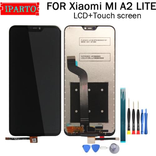 5.84 inch for Xiaomi MI A2 LITE LCD Display+Touch Screen Digitizer Assembly 100% Original New LCD+Touch Digitizer for MI A2 LITE