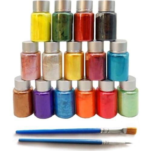 10g Edible Gold Powder Mousse Cake Fondant Macaron Chocolate Decoration Glitter Powder Silver Pearl Powder Baking Color Dust