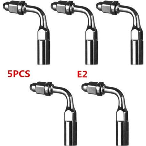 5PCS Dental Ultrasonic Scaler Tips E2 Brand NEW Ultrasonic Scaler Endo tip compatible EMS Woodpecker E2 Best SALE