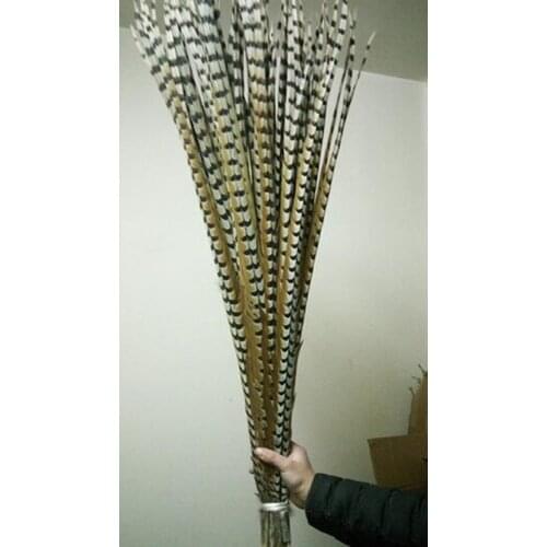 Wholesale 50pcs rare natural copper chicken feathers long 70-80cm / 28-32 inch decoration diy collection stage performances