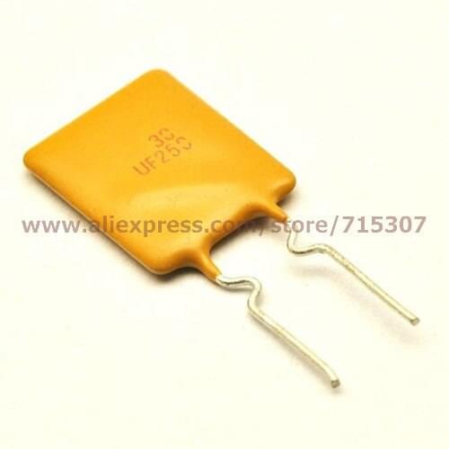 PHISCALE 50pcs PPTC Resettable Fuse RUEF250 30V 2.5A