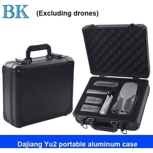 Customized aluminum case for DJI Dajiang Yu2 magic portable aluminum case fall protection storage metal alloy UAV accessories