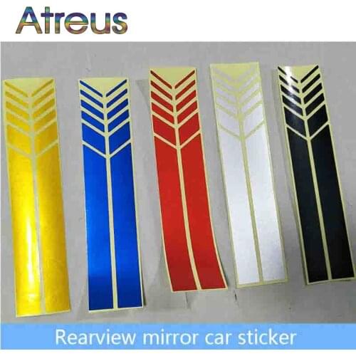 Car Sticker Rearview Mirror Side Stripe Car Body Decals for kia Ceed Suzuki grand vitara SX4 Subaru Saab 9-3 Lada Alfa Romeo159