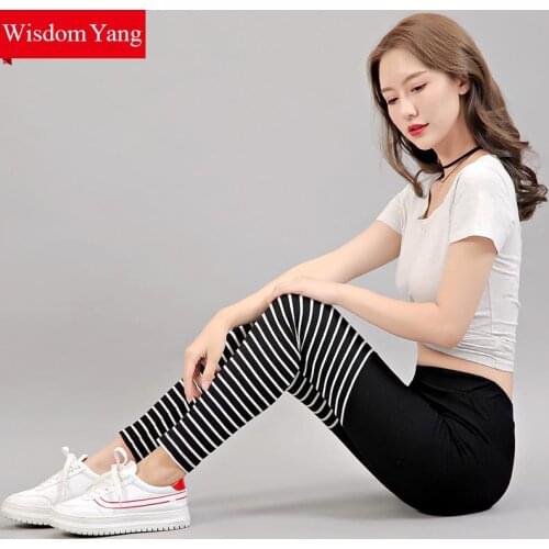 Spring Autumn Women Slim Casual Pants Cotton Comfortable Straight Pencil Pants Stretch Trousers Leggings Female Pantalon Femme