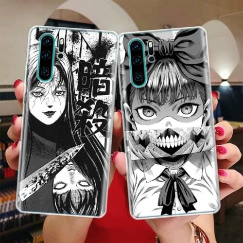 Horror Comic Junji Ito Tomie Tees Silicon Phone Case For Huawei Honor 10 9 20 Lite Y5 Y6 Y7 Y9 9X 8X 8S 8A 7X 7A 7S Pro + 10i20i