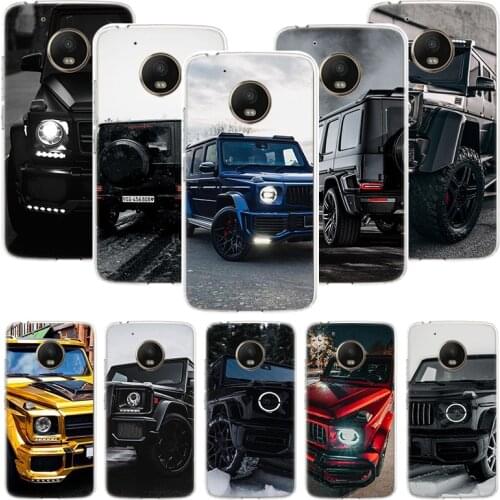 Black Sport Cars Male Men G63 Phone Case For Motorola Moto G9 G8 G7 G6 G5 E6 E5 E4 Plus Play Power One Action Macro Coque Cover