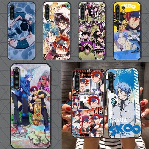 SK8 the Infinity Phone case For Xiaomi Redmi Note 7 7A 8 8T 9 9A 9S 10 K30 Pro Ultra black trend cell cover silicone Etui art