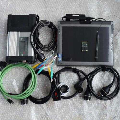 Mb star c5 diagnosis for cars trucks super ssd 360gb software latest version laptop le1700 tablet touch screen pc