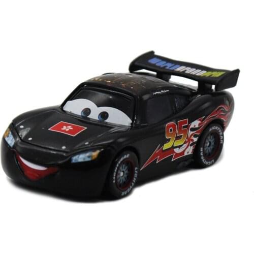 Disney Pixar Cars 2 No.95 Lightning Mcqueen Hong Kong Pattern Metal Diecast alloy Toy Car model for children 1:55 Brand toys new