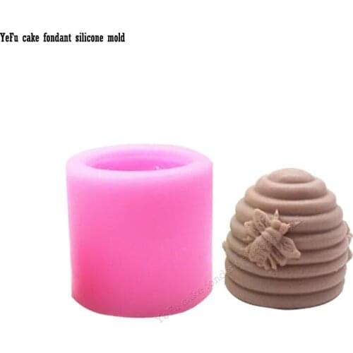 DIY 3D Three-dimensional Honeycomb Fondant Cake Mold Chocolate Baking Cakes Decorating Tools Candle Mould soap mold F0865