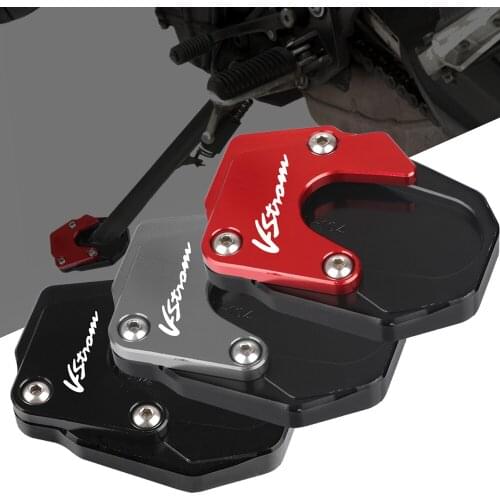 For SUZUKI V-STROM 1050 VSTROM 1000 XT GSX-S 1000F GSX S 1000 Katana Motorcycle CNC Side Stand Enlarge Plate Kickstand Extension