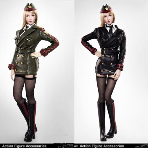 ZYTOYS ZY5035 1:6 scale female general female officer female military uniform uniform leather suit 12-inch female doll available