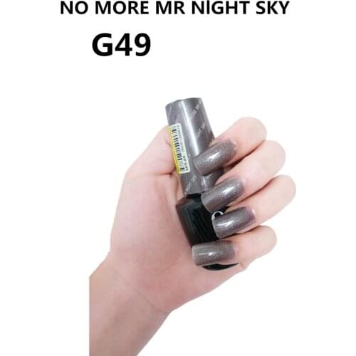G49 No More Mr Right Sky 15ml UV LED Gel Polish Vernis Permanent Lasting Shine opies Nail Art (need lamp dry)