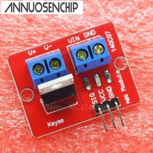 2PCS Top Mosfet Button IRF520 Mosfet Driver Module For Arduino MCU ARM Raspberry Pi 3.3v-5V IRF520 Power MOS PWM Dimming LED
