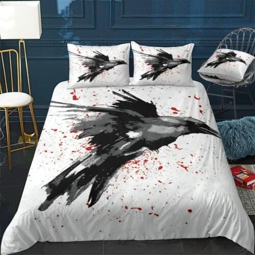 Bird2 Quilt Cover Pillowcase 3Piece Comforter Bedding Set With Pillow Case Single Double Duvet Cover Home Decora