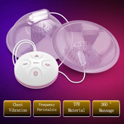 Breast Massager Nipple Sucker Vibrator Body Chest Tool Health Products Enhancer Grow Bigger Sex Toys for Woman Produc