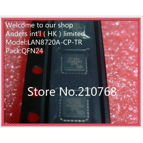 100% new original LAN8720A-CP-TR LAN8720A-CP LAN8720A 8720A QFN24