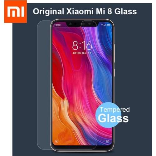 Original Xiaomi Mi 8 PET Film / Tempered Glass Fingerprint-proof Screen Protector Genuine Xiaomi MI brand MI8 Protective Glass