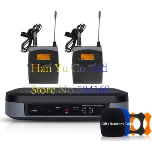 Pro wireless microphone High-end 2-channel microphone Lapel 2 Headset Automatic infrared automatic search frequency G-3