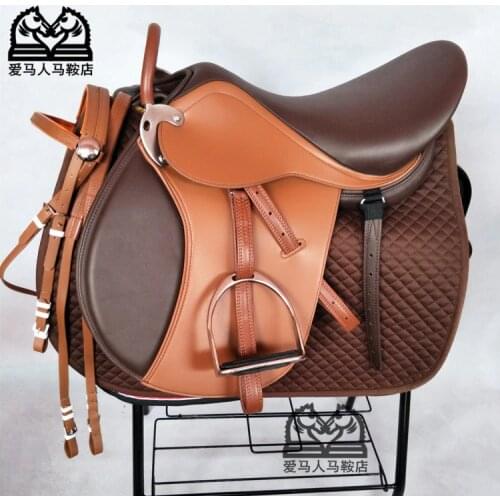 Brand-new Comprehensive English Saddle Girth Saddle Size Short Equestrian Special Horse Saddle