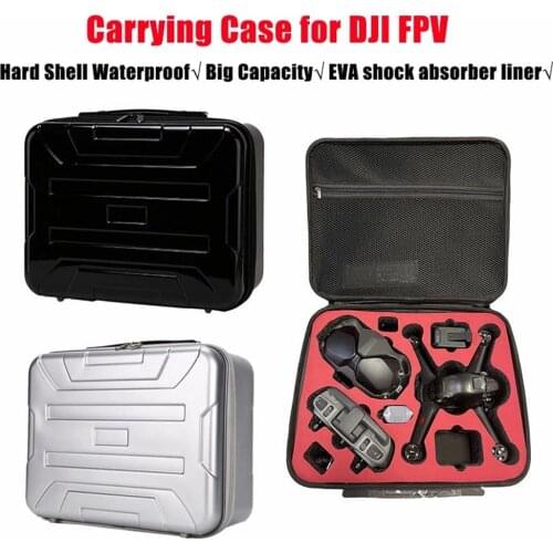 Storage Bag For DJI FPV Drone Battery Remote Control Goggles Combo Accessories Box Waterproof Protective Carry Case EVA Iiner