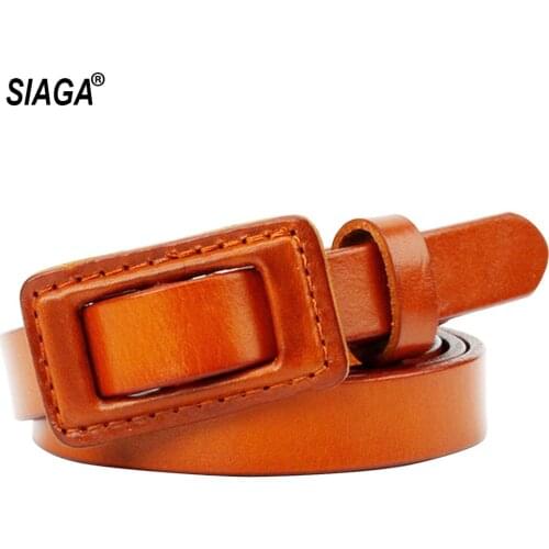 All-match Anti Sensitive Buckles Belt Ladies Simple Casual Belts fashion Dress Pants Thin version Accessories FCO027