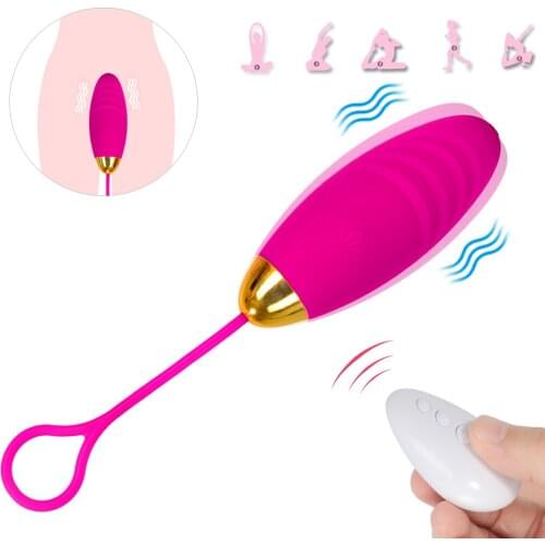 Vagina Balls Sex Toys for Woman Wireless Remote Control Clitoris Massage 10 Frequency Silicone Vibrating Eggs Adult Sex Products
