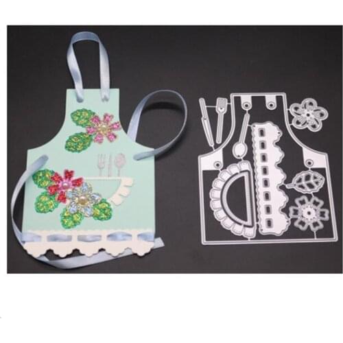 YINISE Metal Cutting Dies For Scrapbooking Stencils Cook Apron DIY Paper Album Cards Making Embossing Folders Die Cuts CUT Mold