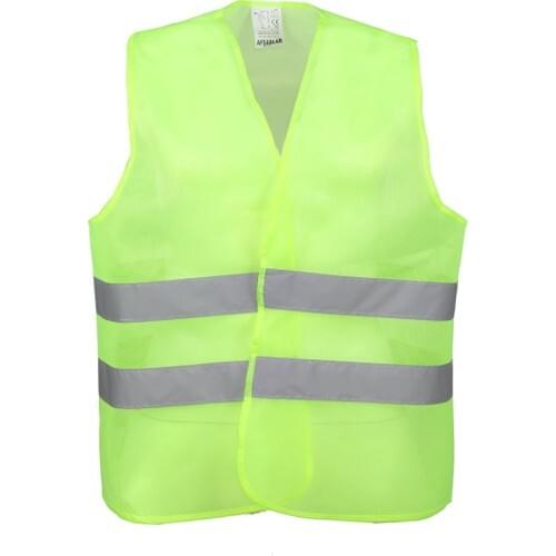 Yellows business Dresses Classic Warning Vest Fluorescent Yellow (L) Size