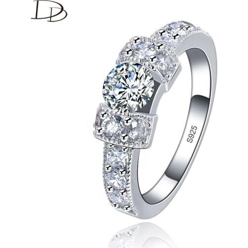 Vintage Bagues Cubic Zircon Rings For Women Wedding Engagement Jewelry Trendy Diamond Fashion Bague Accessories anillos mujer
