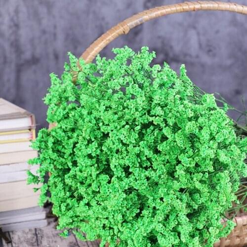 1bundle Natural Crystal Grass Eternal Life Flower Bouquets For Living Room Easter Decoration Mariage Valentine Gift Wedding