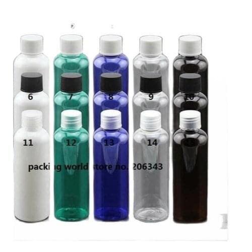 100ml round shoulder plastic PET bottle for lotion/emulsion/serum/shampoo/toner/skin care/cosmetic packing plastic bottle