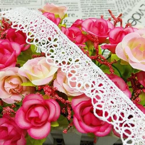 5Yds Bump Weaving Lace Trim Sewing Crafts Curtain Scrapbooking Decor Wedding Dress Child Ribbon Trimmings Applique DIY Patchwork