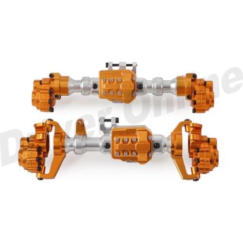 TRX4 Aluminum Portal Axle Housing for 1/10 RC Crawler Traxxas TRX-4 Defender Bronco G500 Chevrolet Metal Upgrade Parts