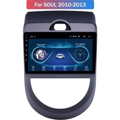 Android 9 Car GPS Navigation Radio For Kia Soul 10-13 GPS Navigation on Board Navigation Big Screen All-in-One Machine