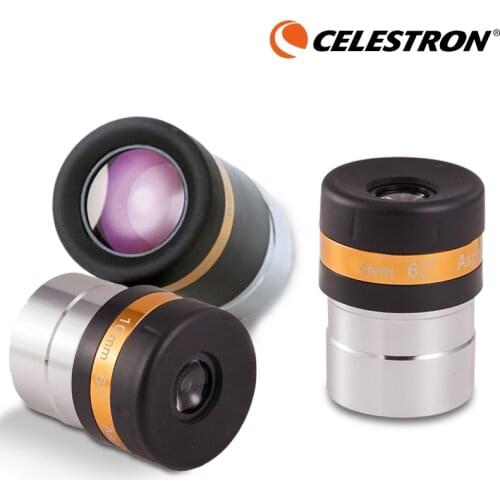 Celestron Aspheric Eyepiece Telescope HD Wide Angle 62 Degree Lens 4/10/23mm Fully Coated for 1.25" Astronomy Telescope 31.7mm