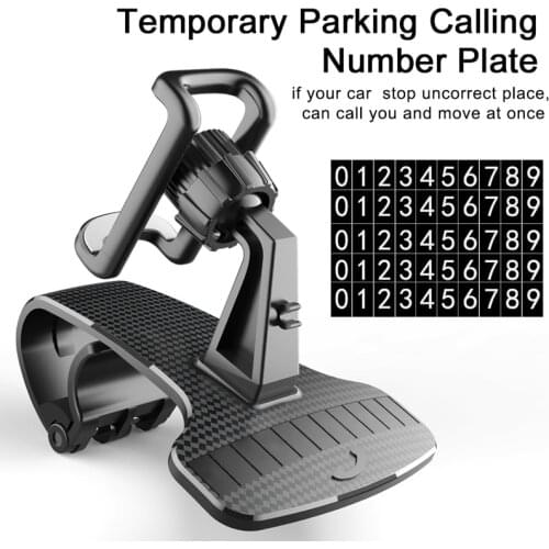 360 Degree Rotate Car Holder For Phone Air Vent Clip Mount Mobile Cell Stand Smartphone GPS Holder For 4.0-6.5 Inches Phone