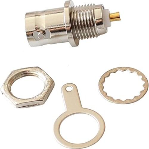 Free shipping Soldering Twist Spring security system BNC Connector Jack for Coaxial RG59 cable CCTV Camera Accessories