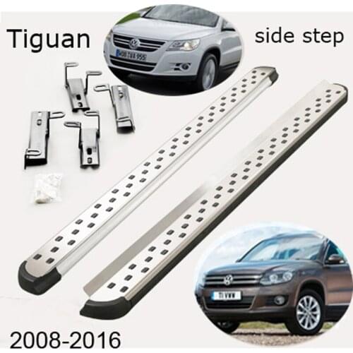 OE style side step nerf bar running board for VW old Tiguan 2008-2017,supplied by ISO9001 factory,HITOP-5years' SUV experiences