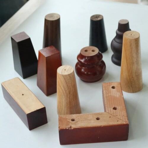 10pcs/lot) Wood Triangular Table Furniture Legs - Sofa/Couch/Chair