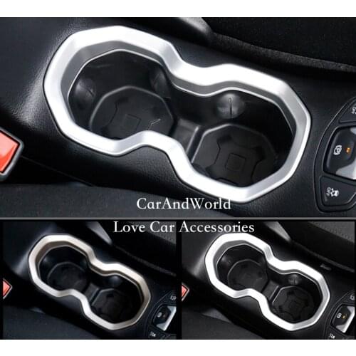 For Jeep Renegade 2015 2016 Water Cup Cover Panel Trim Auto Interior Decoration Car-Styling Accessories