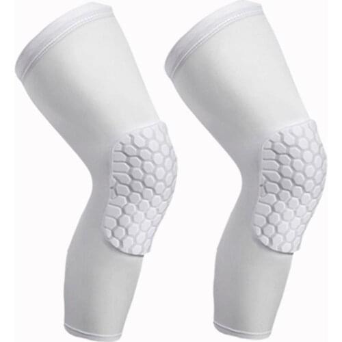 1Pc Breathable Sports Football Basketball Knee Pad Honeycomb Leg Brace Support Knee Pads Volleyball Brace Protector