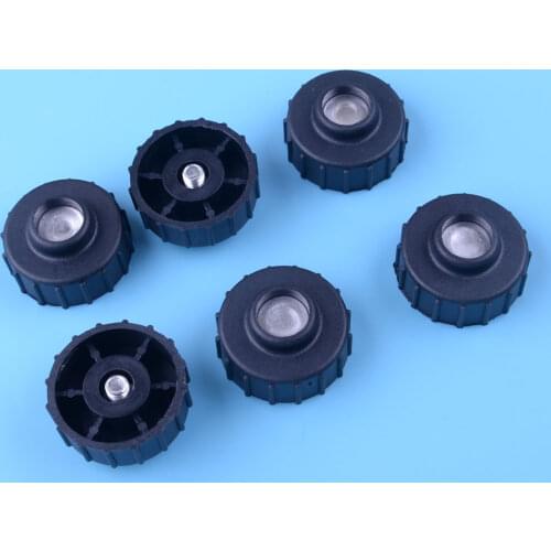 LETAOSK 6pcs String Trimmer Head Left Hand Bump Knob Fit For Homelite ST-385 ST-385C HLT28 ST285BC 308042003