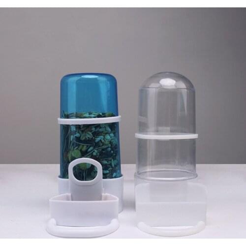 Small Pet Rabbit Guinea Pig Hedgehog Squirrel Bird Food Dish Bowl Hamster Mice Feeding Automatic Feeder Dispenser Accessories