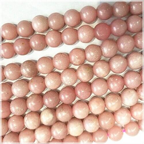 Nature pink opals nature gem stone strings round ball size 4mm 6mm 8mm 10mm for bracelets making jewelry accessories top fashion