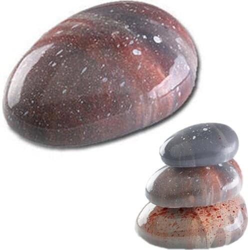 Food Grade Cobblestone Silicone Mold for DIY Handmade Making 3D Art Stone,Soap Making ,Candle Making