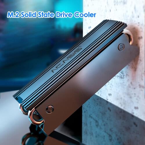 Heatsink 2280 Solid State Drive Coolers Aluminum Alloy M2 SSD Office Caring Computer Supplies for NVME Desktop PC